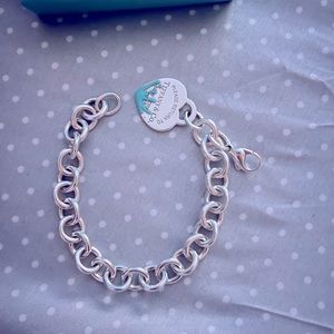 Return to Tiffany Color Splash Heart Tag Bracelet